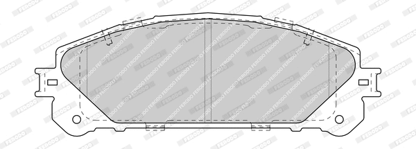 Brake Pad Set, disc brake (FDB4354-D)