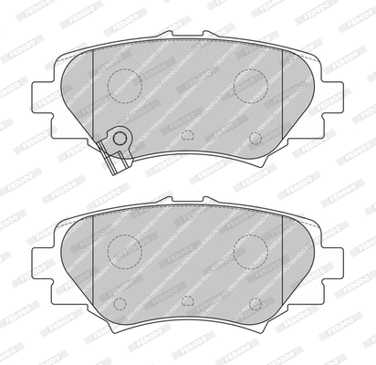 Brake Pad Set, disc brake (FDB4700-D)