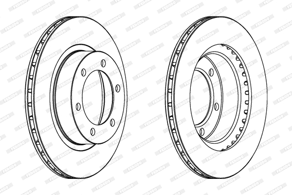 Brake Disc (DDF1008)