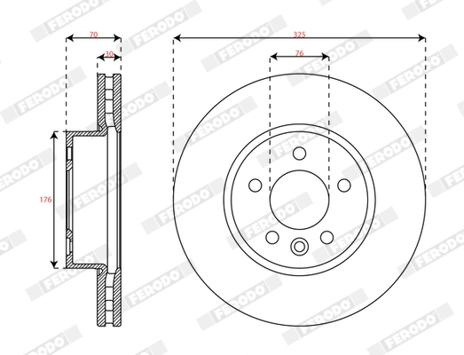 Brake Disc (DDF3104C-1)