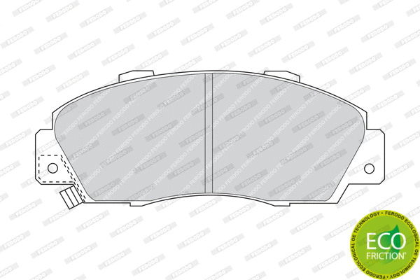 Brake Pad Set, disc brake (FDB905)