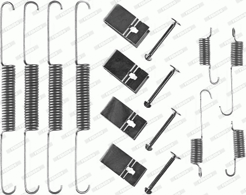 Accessory Kit, brake shoes (FBA184)