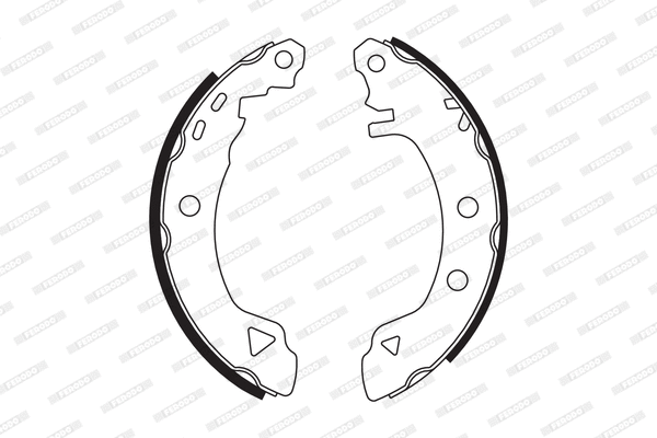 Brake Shoe Set (FSB553)