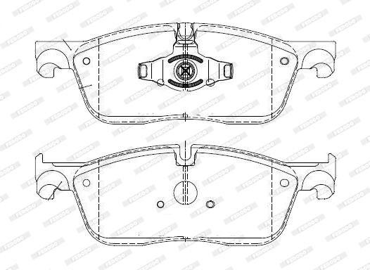 Brake Pad Set, disc brake (FDB4926-D)