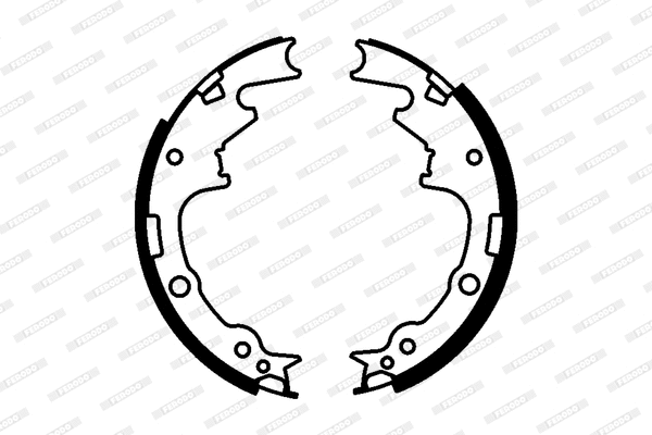 Brake Shoe Set (FSB619)