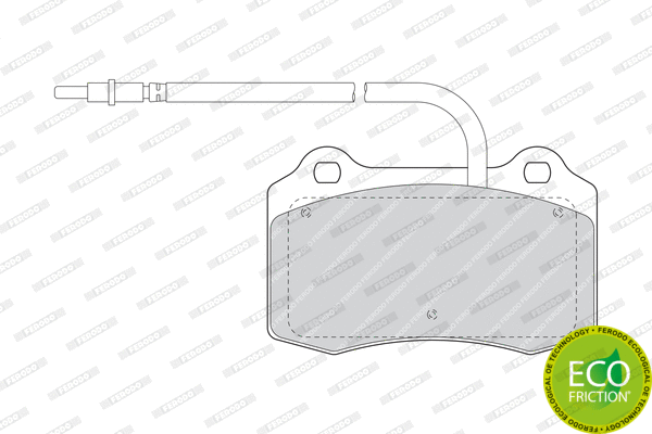 Brake Pad Set, disc brake (FDB1379)