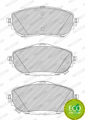 Brake Pad Set, disc brake (FDB4648)