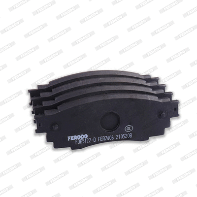 Brake Pad Set, disc brake (FDB5122-D)