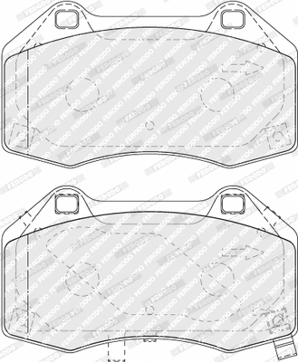 Brake Pad Set, disc brake (FDB4937)