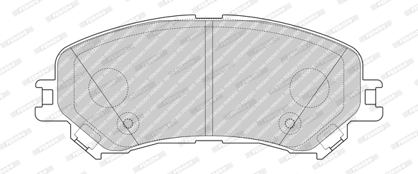 Brake Pad Set, disc brake (FDB4869)