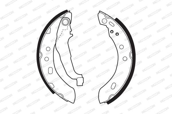 Brake Shoe Set (FSB417)