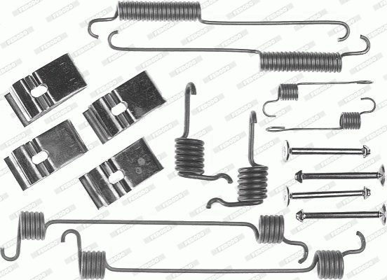 Accessory Kit, brake shoes (FBA54)