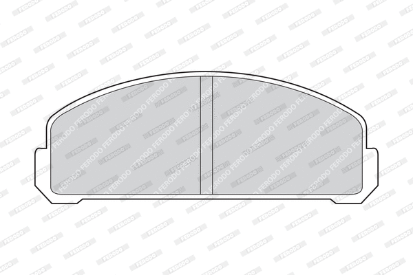 Brake Pad Set, disc brake (FDB153)