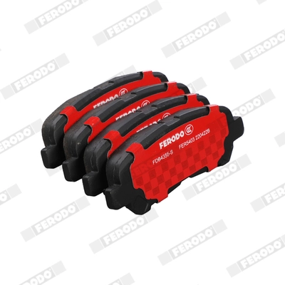 Brake Pad Set, disc brake (FDB4355-S)