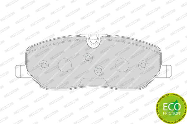 Brake Pad Set, disc brake (FDB1615)