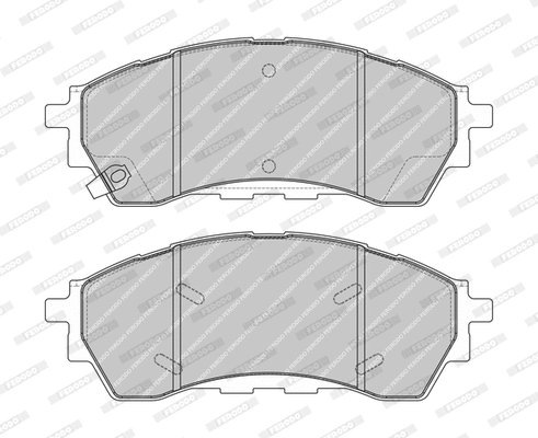 Brake Pad Set, disc brake (FDB4981-OES)