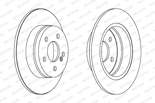 Brake Disc (DDF1689)