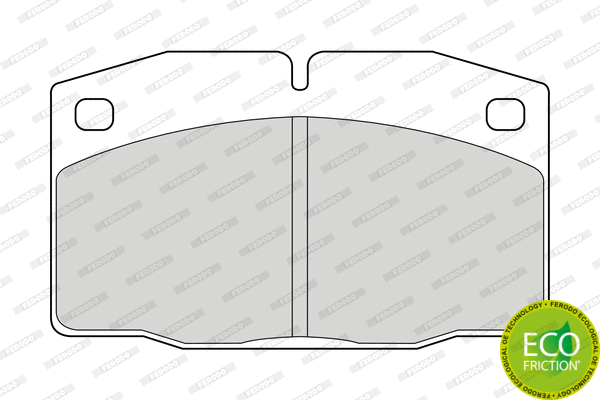 Brake Pad Set, disc brake (FDB375)