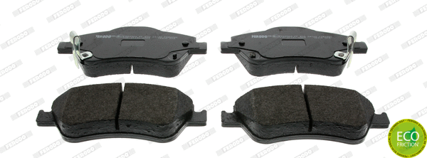 Brake Pad Set, disc brake (FDB4046)