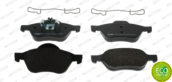 Brake Pad Set, disc brake (FDB1866)