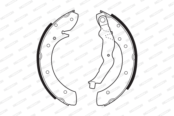 Brake Shoe Set (FSB529)
