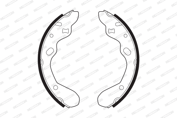 Brake Shoe Set (FSB540)