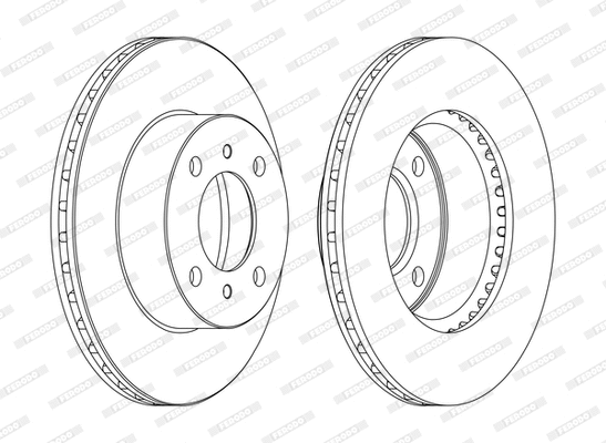 Brake Disc (DDF1005C)