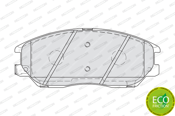 Brake Pad Set, disc brake (FDB1999)