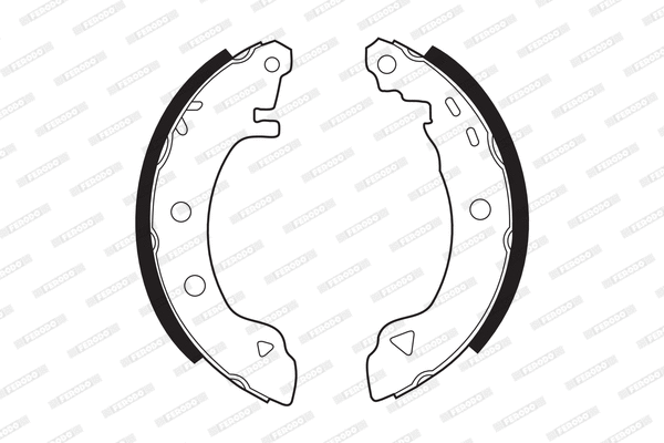 Brake Shoe Set (FSB401)