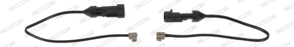 Warning Contact, brake pad wear