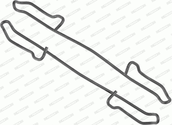 Accessory Kit, disc brake pad (FBA488)