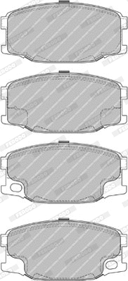 Brake Pad Set, disc brake (FVR1906)