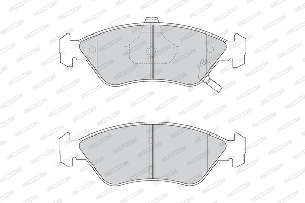 Brake Pad Set, disc brake (FDB1125)