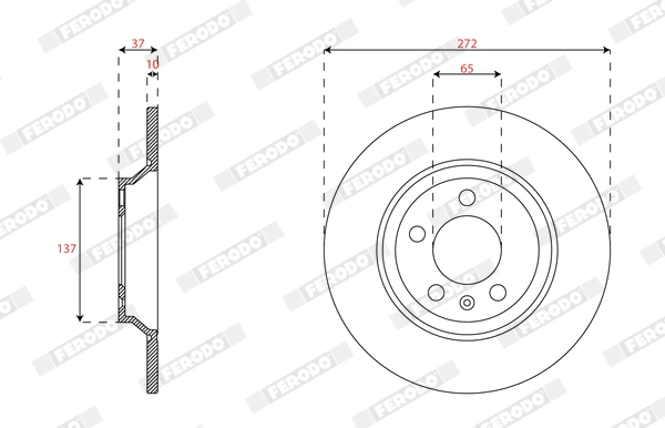 Brake Disc (DDF2829C)