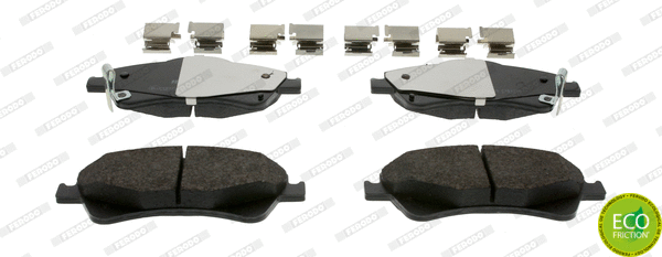 Brake Pad Set, disc brake (FDB4326)
