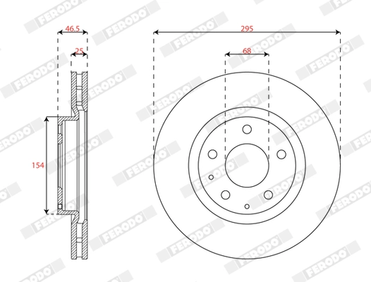 Brake Disc (DDF3035C)