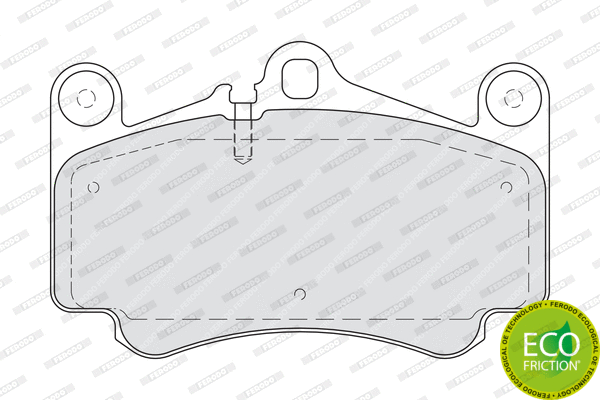 Brake Pad Set, disc brake (FDB1998)
