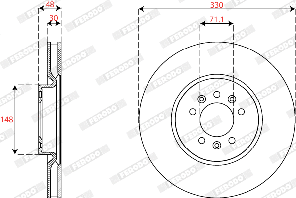 Brake Disc (DDF2817C-1)