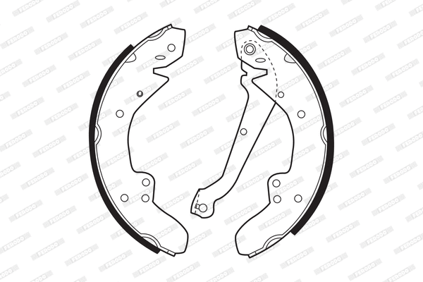 Brake Shoe Set (FSB148)