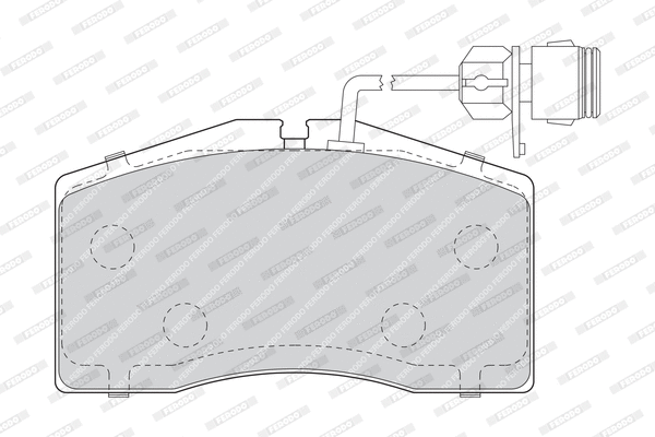 Brake Pad Set, disc brake (FDB1509)