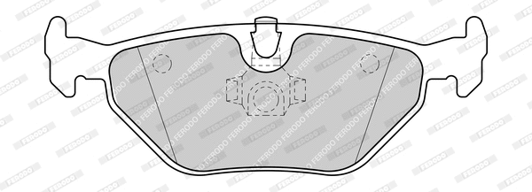Brake Pad Set, disc brake (FDB1301-D)