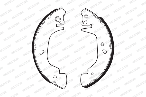 Brake Shoe Set (FSB542)