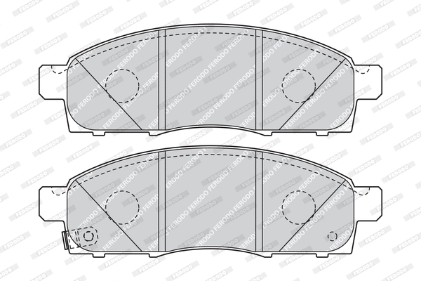 Brake Pad Set, disc brake (FVR4415)