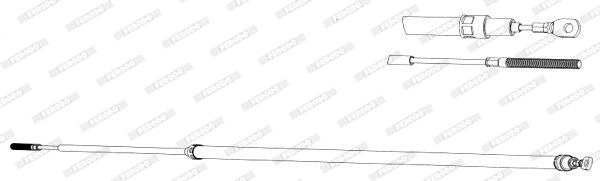 Cable Pull, parking brake (FHB432012)
