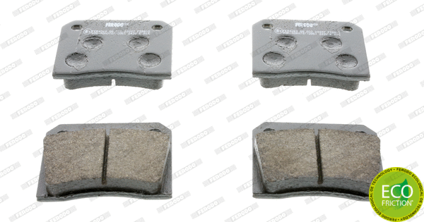 Brake Pad Set, disc brake (FDB815)