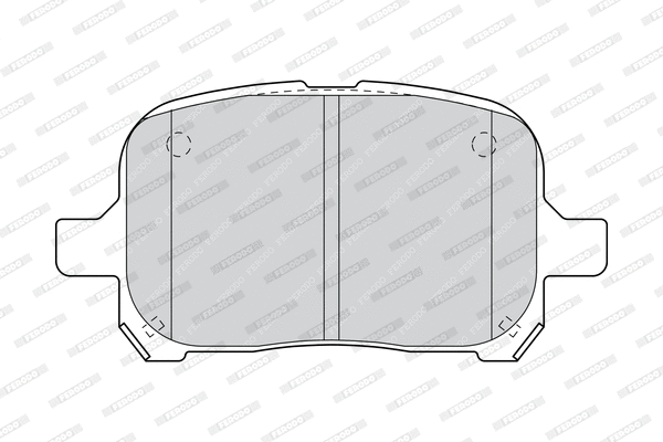 Brake Pad Set, disc brake (FDB1437)