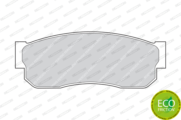 Brake Pad Set, disc brake (FDB293)