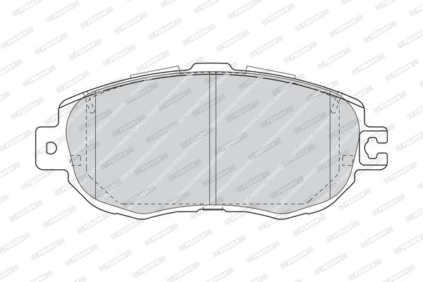 Brake Pad Set, disc brake (FDB1558)