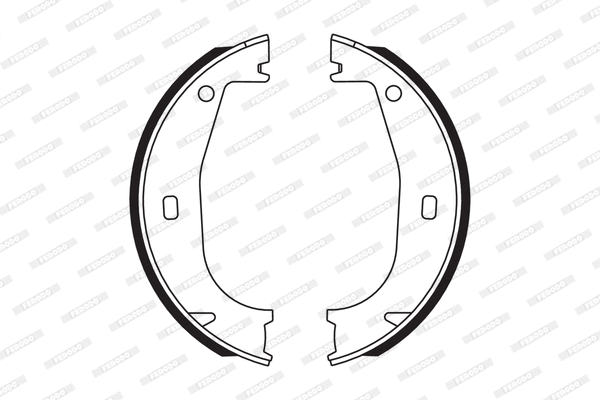 Brake Shoe Set, parking brake (FSB546)