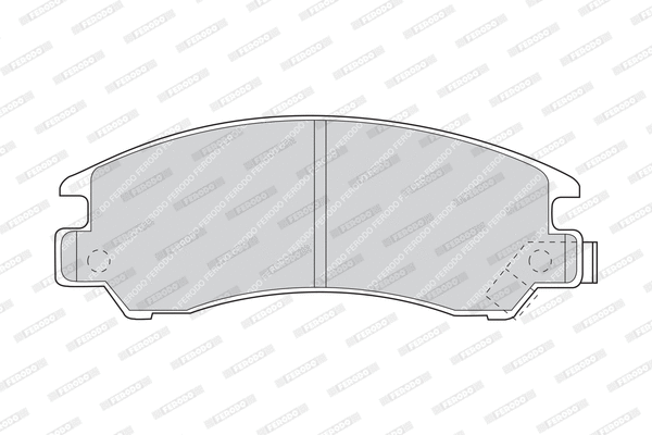 Brake Pad Set, disc brake (FDB489)
